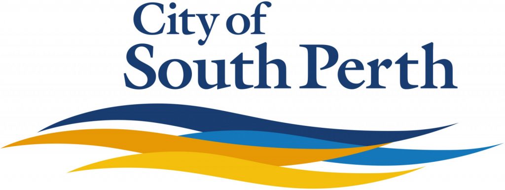 City of South Perth Logo, Funding Partner Logo.